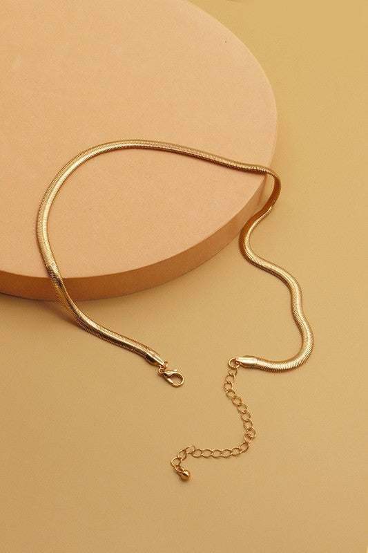 The Gold Snake Chain Necklace