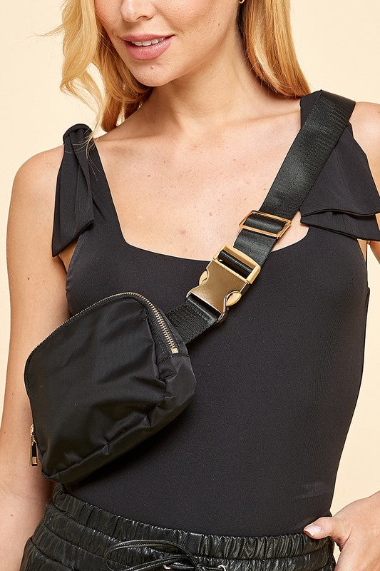 The On The Run Nylon Crossbody Bag