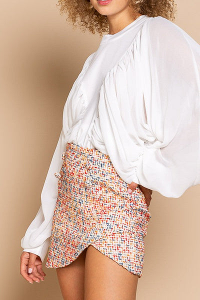 The Elle Woods Multi Color Tweed Mini Skirt