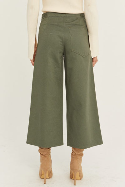 The Elena Culotte Colored Denim Pants