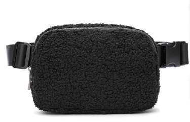 The On The Go Sherpa Crossbody Bag