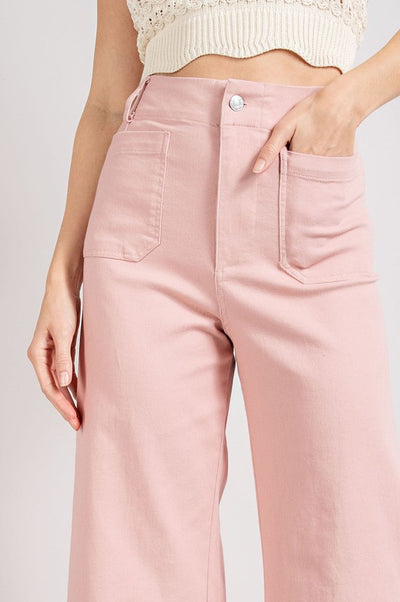 The Pick-up Line Soft Washed Wide Leg Pants