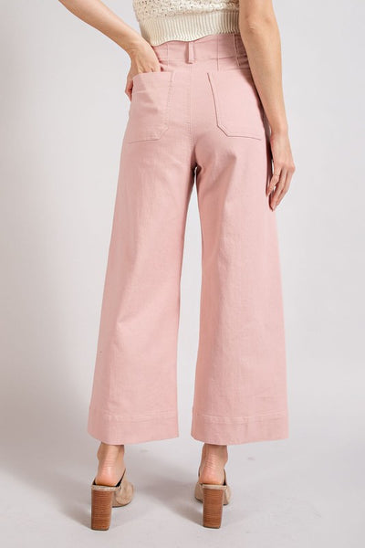 The Pick-up Line Soft Washed Wide Leg Pants