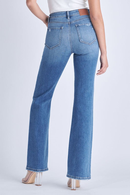 The Sienna Medium Wash Classic Flare Jeans by Hidden