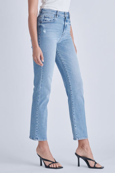 The Tracey Medium Wash Classic Straight Leg Jeams