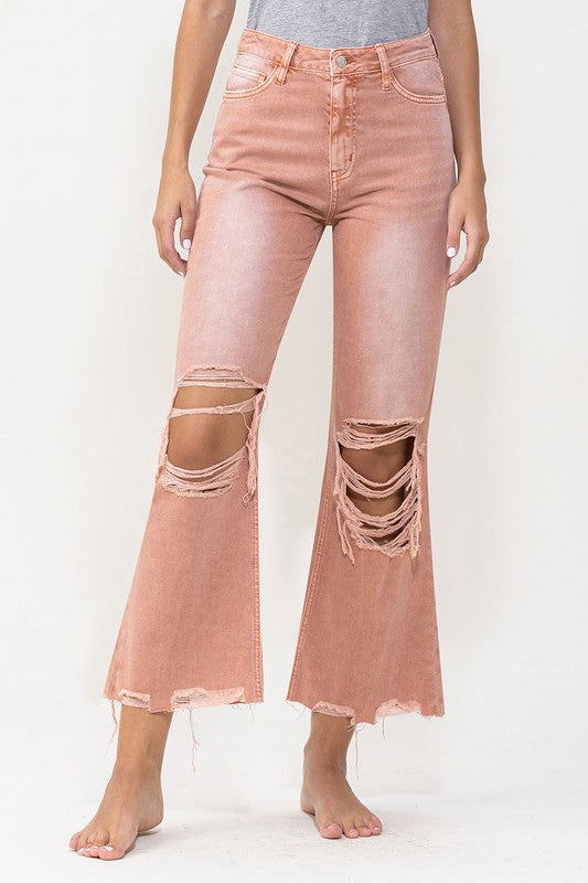 The Brandied Melon 90s Vintage CropFlare Jeans