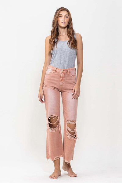 The Brandied Melon 90s Vintage CropFlare Jeans