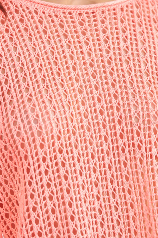 The Sea Breeze Crochet Knit Sweater