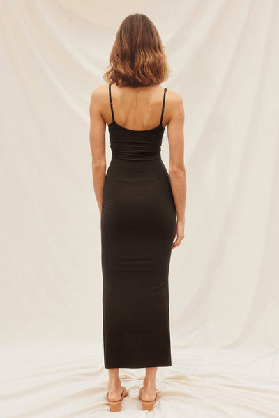 The Almost Mermaid Ribbed Midi Dress