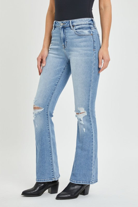 The Midnight Blues High Rise Flare Jeans