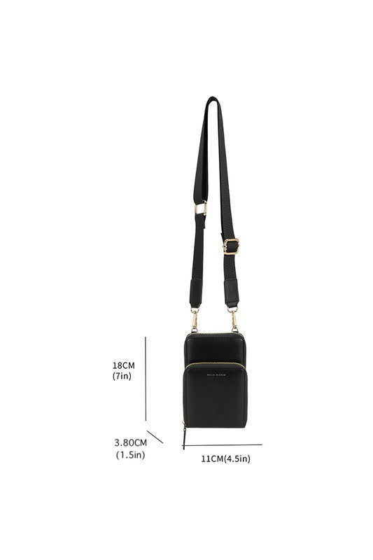 The Iris Vegan Leather Crossbody Bag