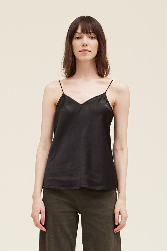 The Pop the Cork Satin Tank Top