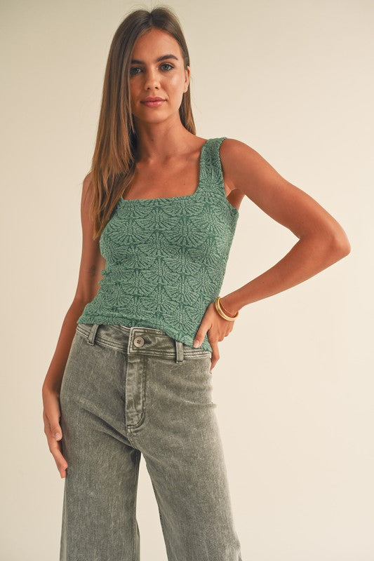 The Modern Deco Knitted Tank Top