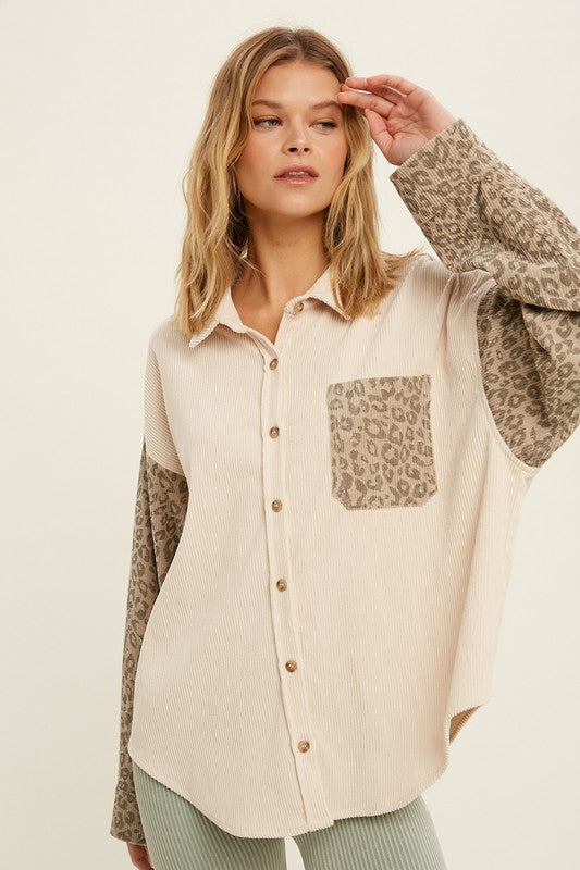 The Wild One Leopard Print Shacket