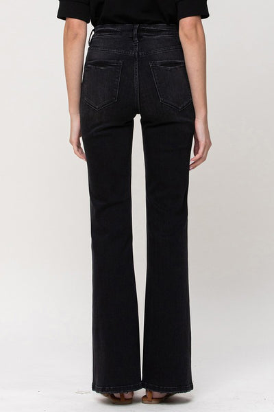 The Sun Affair Black High Rise Flare Jeans