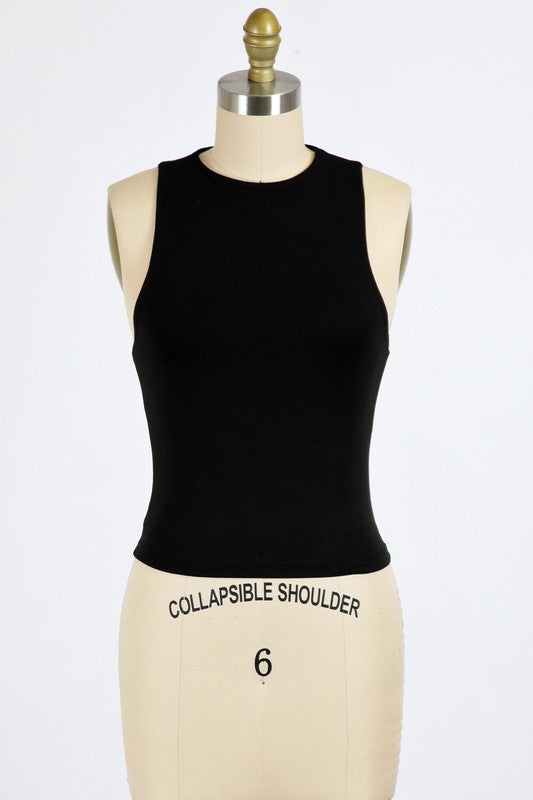 The Danielle Sleeveless High Neck Top