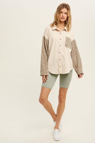 The Wild One Leopard Print Shacket