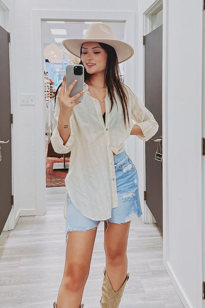 The Gianna Mid Rise Cutoff Jean Shorts