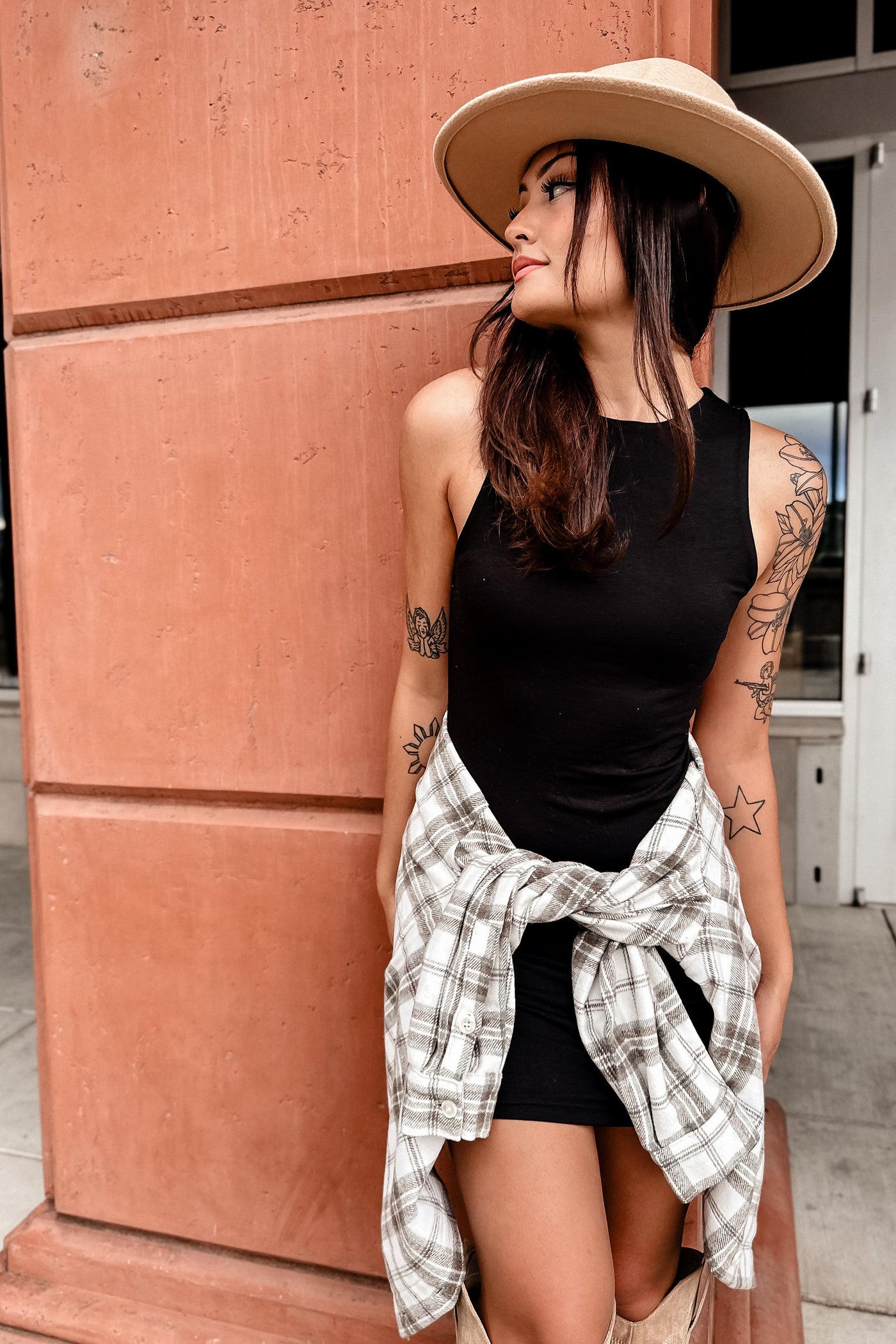The High Life Black Sleeveless Mini Dress