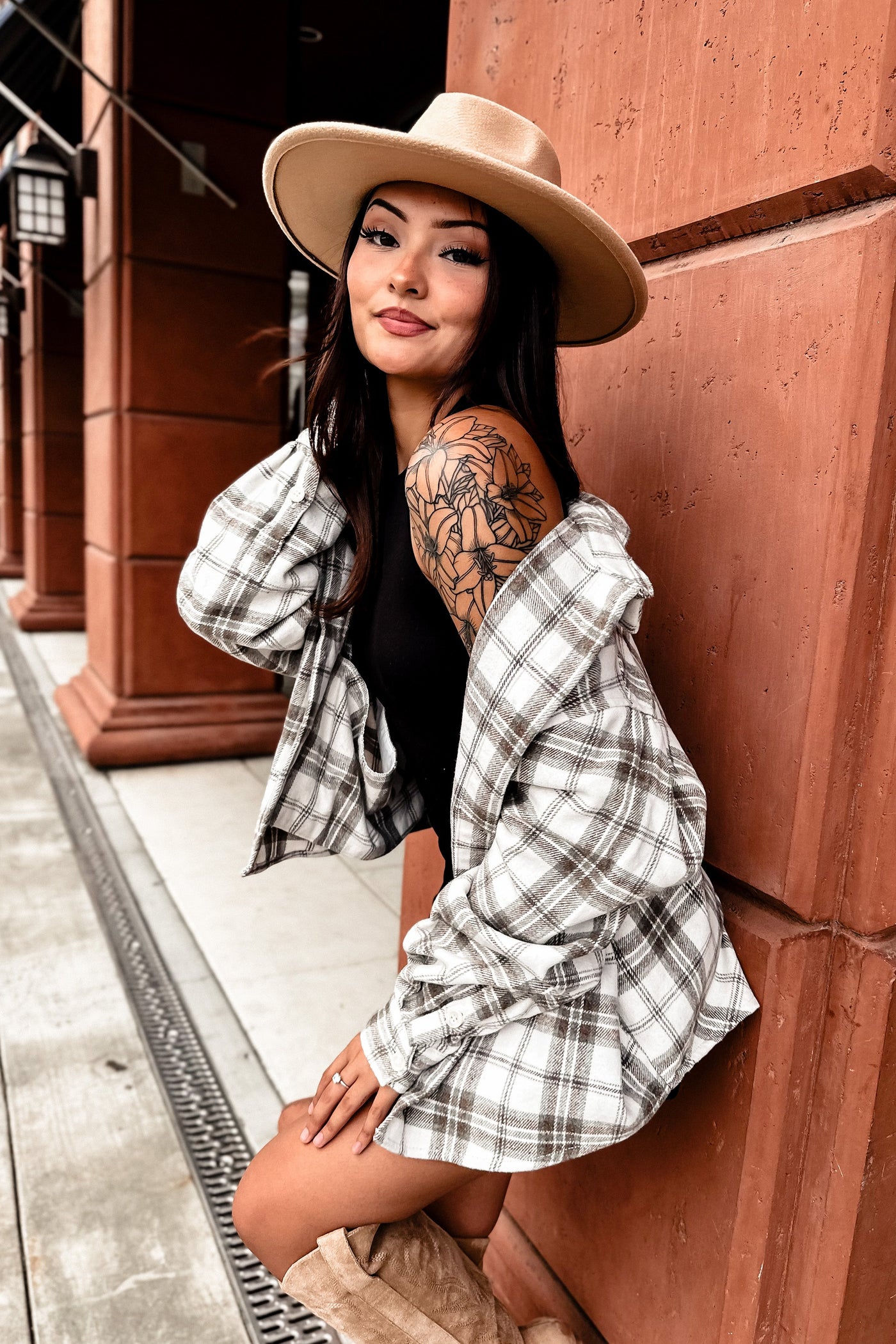 The Perfectly Plaid Ivory Shacket