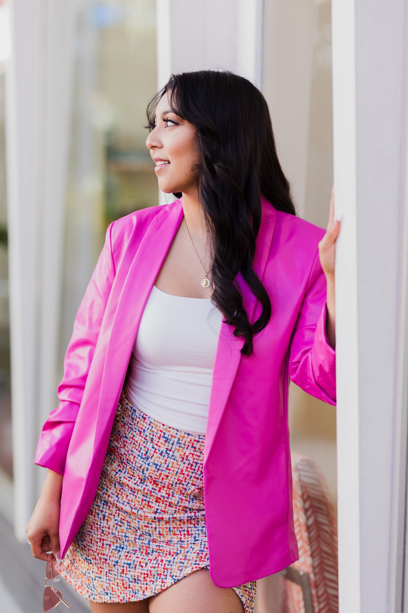 The Elle Woods Multi Color Tweed Mini Skirt