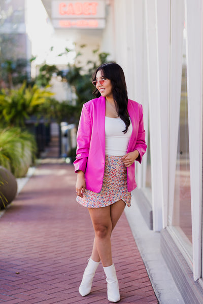 The Elle Woods Multi Color Tweed Mini Skirt