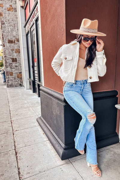 The Midnight Blues High Rise Flare Jeans
