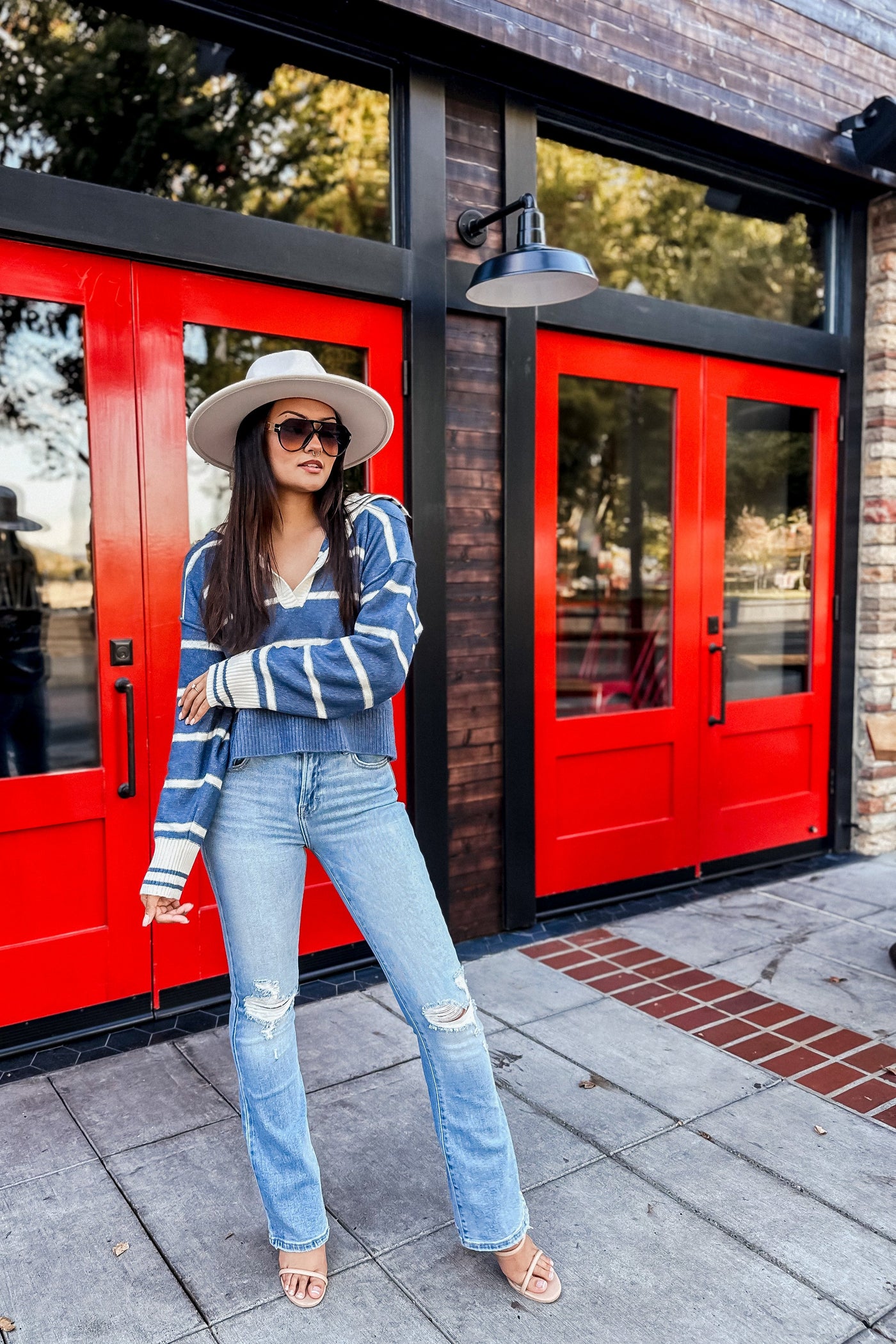 The Midnight Blues High Rise Flare Jeans