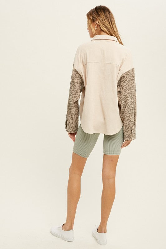 The Wild One Leopard Print Shacket