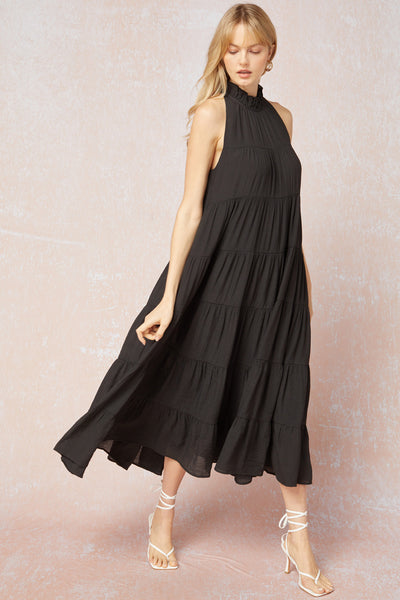 The Wendy Sleeveless Tiered Maxi Dress