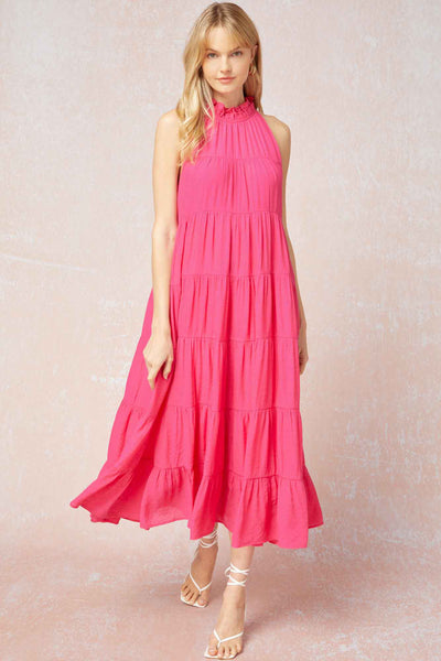 The Wendy Sleeveless Tiered Maxi Dress