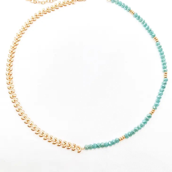 The Joleen Glass Bead Necklace